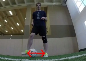 Individual Soccer Drill Tick Tocks