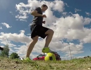 Vacation Soccer Drills Toe Taps