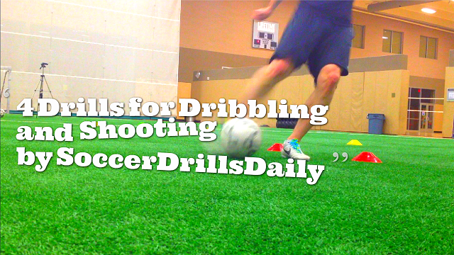 4 Soccer Dribbling and Shooting Drills