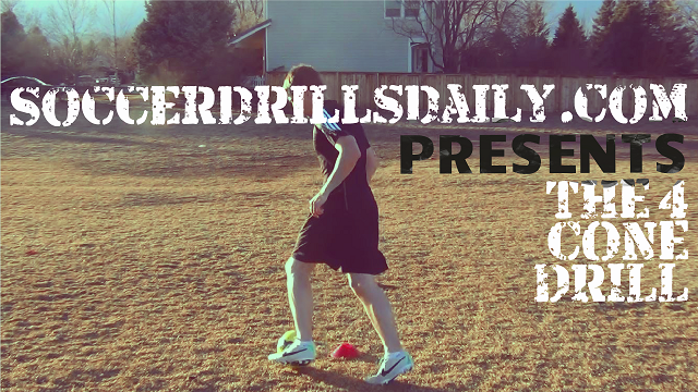 The 4 Cone Soccer Dribbling Drill