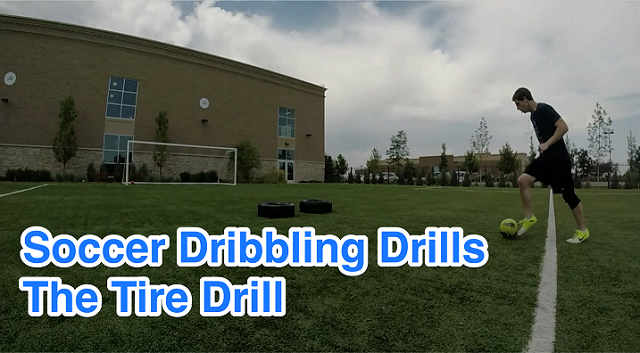 Tire Drill for Dribbling Practice