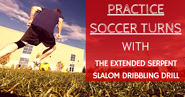 Serpent Slalom Individual Soccer Dribbling Drill