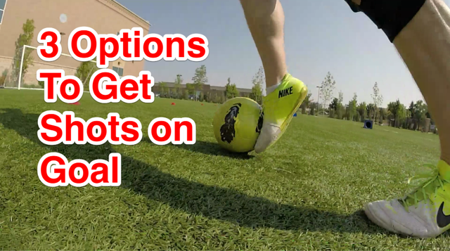 The Three Option Strategy to Get Shots on Goal