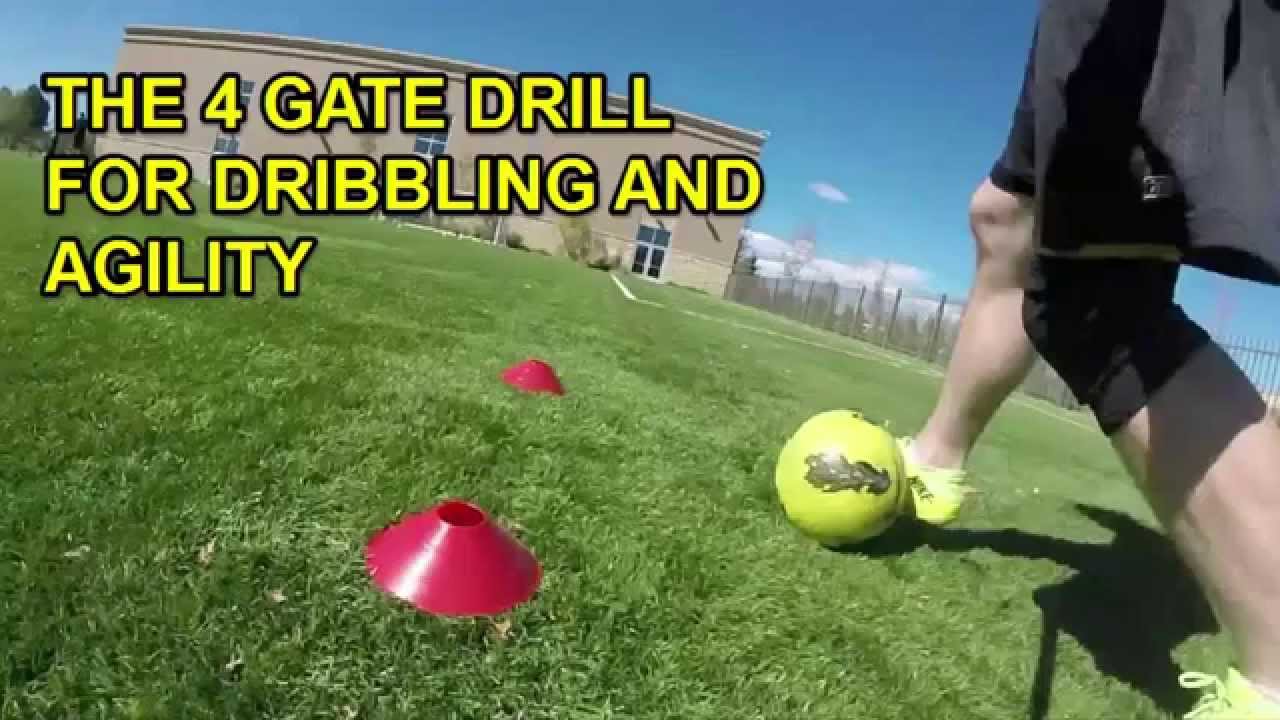 The 4 Gate Drill for Developing Agility and Dribbling Skills