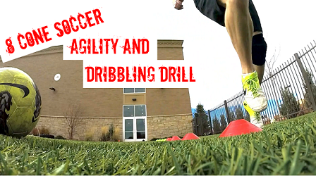 Develop Your Speed and Agility with the 8 Cone Soccer Dribbling Drill