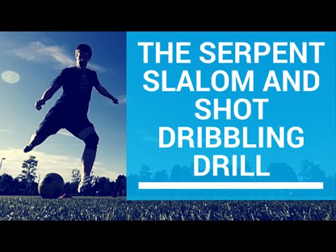 Develop Dribbling and Shooting with the Serpent Slalom Drill